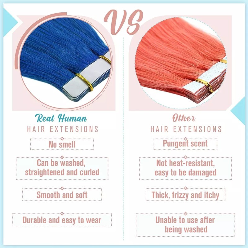 Runature Extensiones Cabello N/a 14in Azul