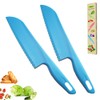 jawbush Plastic Vegetable Knife, 11" Serrated Edge Pizza Cutter with