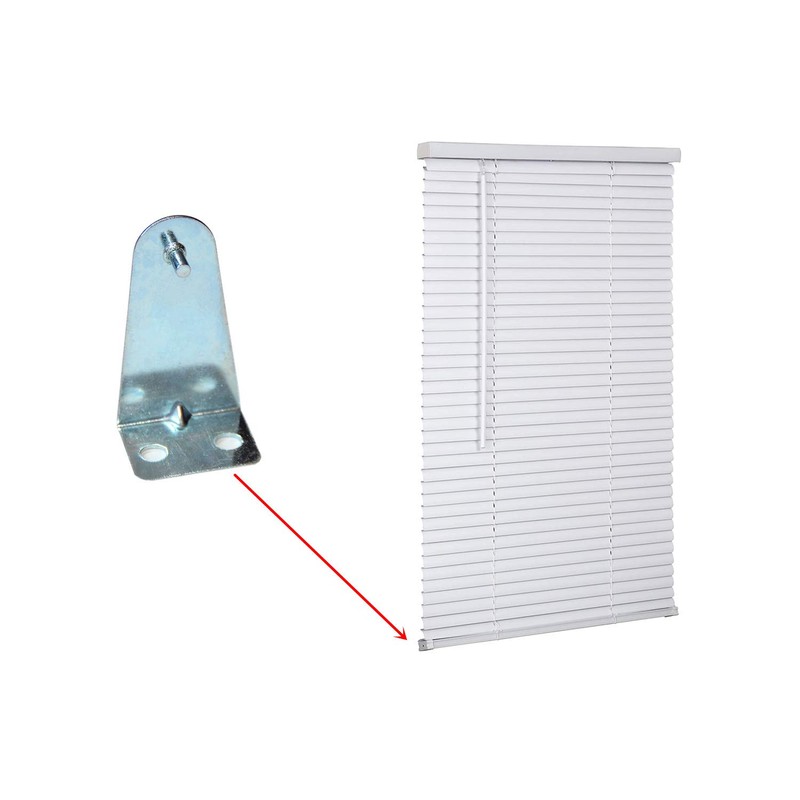 Hold Down Brackets 4pcs Metal Blind Brackets Bottom Rail Holder