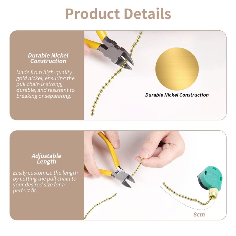 HUAXRUI Ceiling Fan Pull Chain Switch ZING Ear ZE-268S6, Ceiling