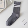 Susani Non-Slip Pilates Yoga Toe Socks with Grip Pads - Gray Men's Pilates Socks Blue 2ea