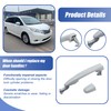 FZJDSD Rear Left or Right Side White Sliding Door Handle