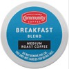 Community Coffee Single Serve Cups, Breakfast Blend Medium Roast 72
