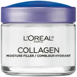 L'Oréal Paris Crema Facial Hidratante con Colágeno 96g – Día y Noche, Antiarrugas, Suaviza Líneas de Expresión, Piel Firme y Radiante