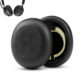ZORBES® Almohadillas de Repuesto para Auriculares inalámbricos supraurales Jabra Evolve2 65 (65MS 65UC USB)/Evolve2 40 (40UC 40MS USB)/Elite 45h