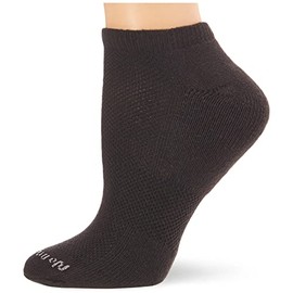 No nonsense Women's Soft & Breathable Ventilated No Show Liner Socks, Black - 9 Pair Pack, 43931 US