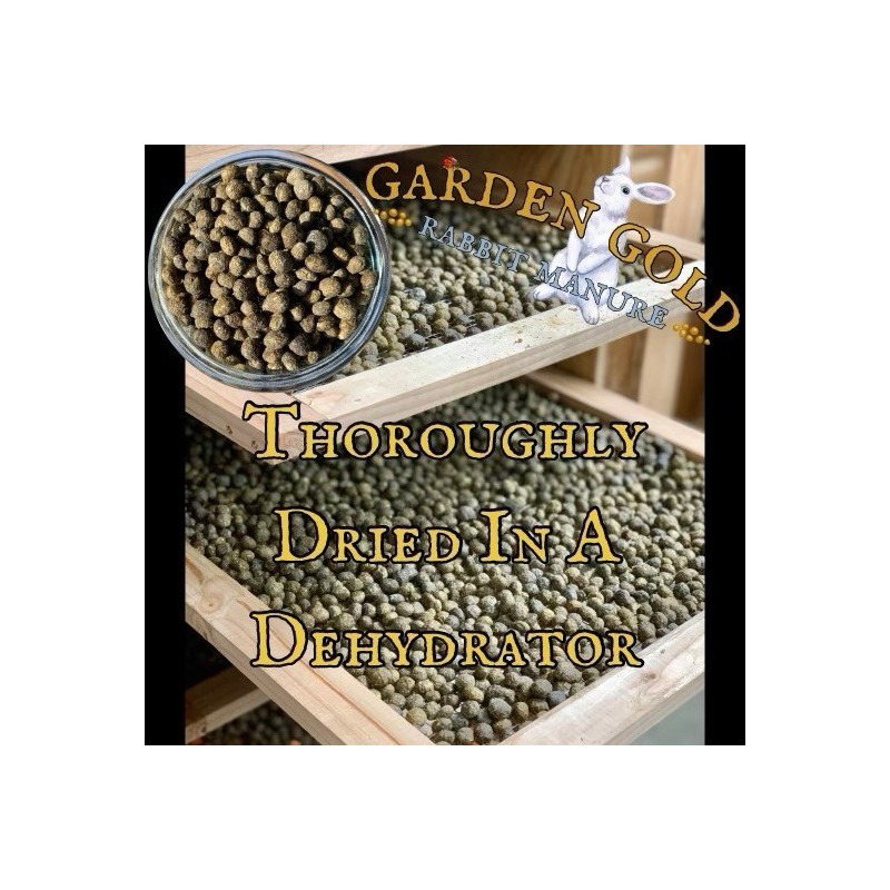 Garden Gold -Dehydrated Natural Rabbit Manure -Garden & Potted Plant