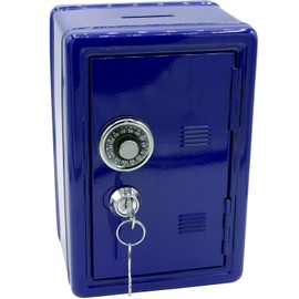 Metal Safe Shaped Money Box with Key