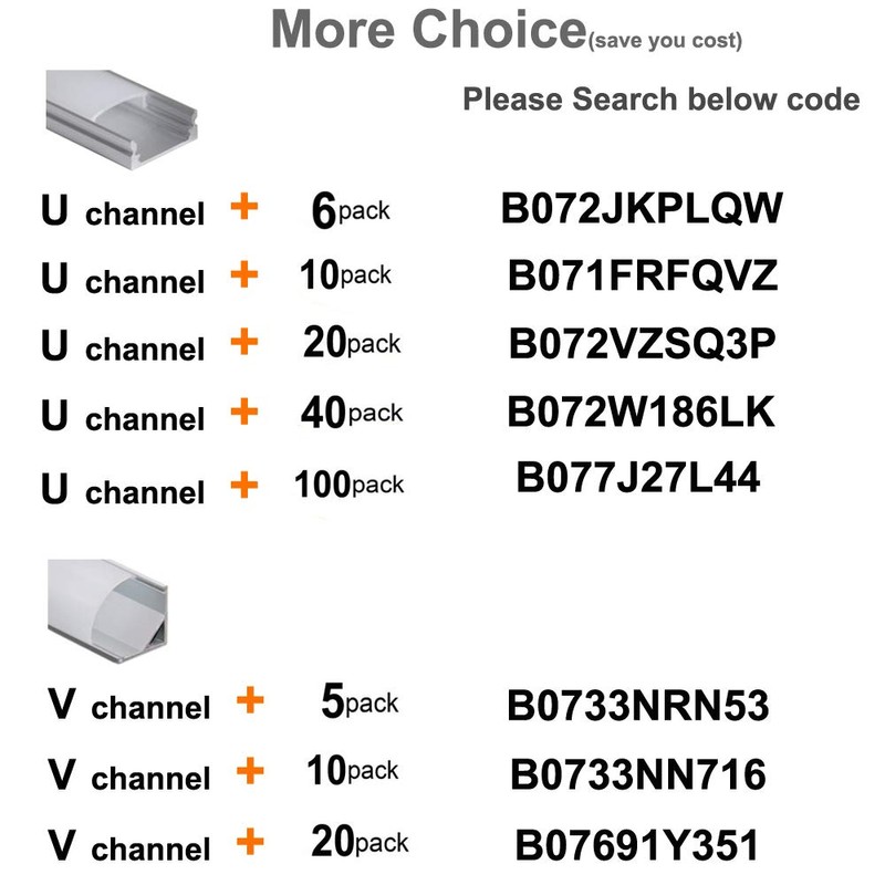 Hunhun 20 pack Extension Connectors for Hunhun V Shape LED