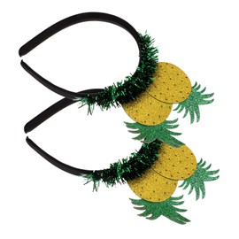 Healvian 2pcs Fruit Hair Hoop Party Headdress Pineapple Headband for Women Stylish