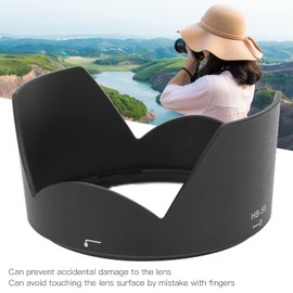 Lens Hood, HB-58 Reversible Camera Lens Hood Lens Sun Shade Replacement, for Nikon 18‑300mm F/3.5‑5.6G ED VR Lens