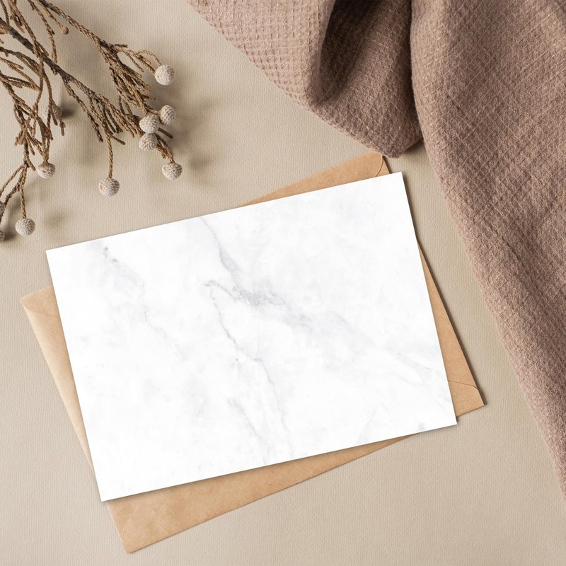 50 x Letter Paper DIN A5 Printed on Both Sides