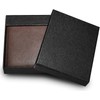 KALMORE Men's RFID Blocking Extra Slim Multi-Card Wallet, Full-Grain Leather