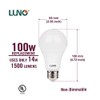 LUNO A19 Non-Dimmable LED Bulb, 14W (100W Equivalent), 1500 Lumens,