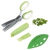 Yharnamite 3 Pcs Herb Scissors, 5 Stainless Steel Blade with