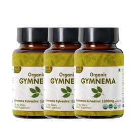 ORGANIC SPREE GYMNEMA 360 Tablets | Gymnema Sylvestre (Gymnema) | 3600mg per Serving | Organic and Natural | Vegan and USDA Certified 120tab - Pack of 3