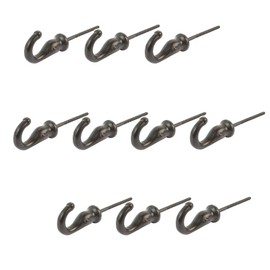 Hammer and Tongs - Screw Hook - W20mm x H35mm - Black - Pack of 10