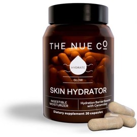 The Nuesa. Skin Hydrator Supplement Hydrolyzed Collagen with Aloe and Hyaluronic Acid Vegan Gluten Free 30 Capsules / 더 누에사. 피부 하이드레이터 보충제 가수분해 콜라겐 알로에 및 히알루론산 비건 글루텐 프리 30캡슐 함유