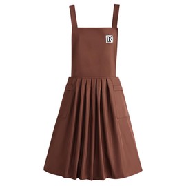 Watwass Women's Vintage Apron Dress with Pocket Waterproof Apron Long Cooking Horticulture, Colour 6