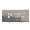 LED Digital Clock 3 Level Brightness Snooze USB Battery Powered