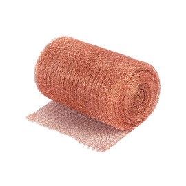 PACIOCEAN C-opper Mesh 5”x 20 ft,Knitted C-opper Mesh Blocker for Rat, Mouse, Birds, Snail, Bat, 100% C-opper Rodent Stopper M-esh for Home, Garden,Fill Fabric DIY