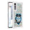 LEMAXELERS LG Velvet Case Bling Glitter Case Soft TPU Floating