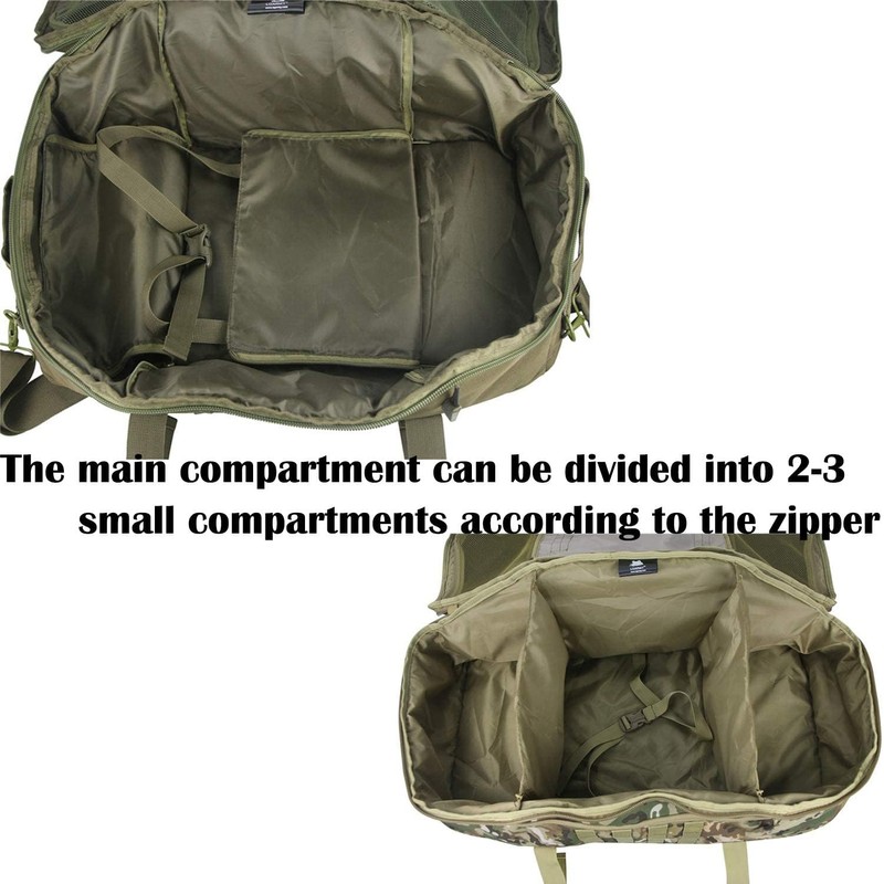 3 In 1 Tactical 30L Military Backpack Travel Duffle Bag