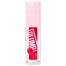 Maybelline Lifter Plump Brillo Labial Voluminizador, Maquillaje para Labios con Efecto Relleno Instantáneo, Fórmula con Chile y Maxi-Lip, Acabado Bril