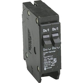 Eaton Corporation Br2020 Single Pole Tandem Circuit Breaker, 120V, 2-20-Amp