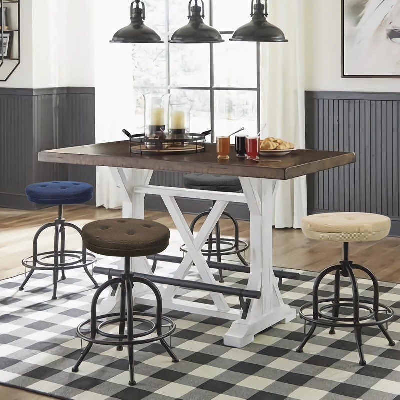 baibu Bar Stool Cushions, Super Breathable Round Bar Stool Covers