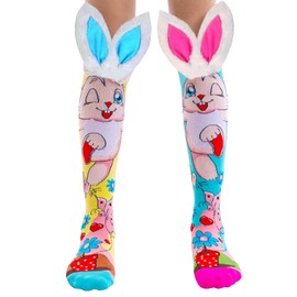 Crazy socks for Kids Squirrel 3D Cute Girls' Socks Knee length Novelty Fun Plush Shark Sewing