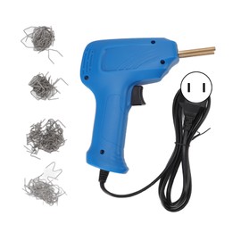 Plastic Welder Multipurpose Portable Repair Kit With Hot Staple Plastic Welding Machine Blue US Plug 110V