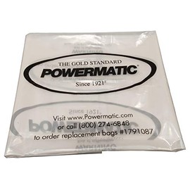Powermatic 20-Inch Clear Plastic Collection Bags (1791087)