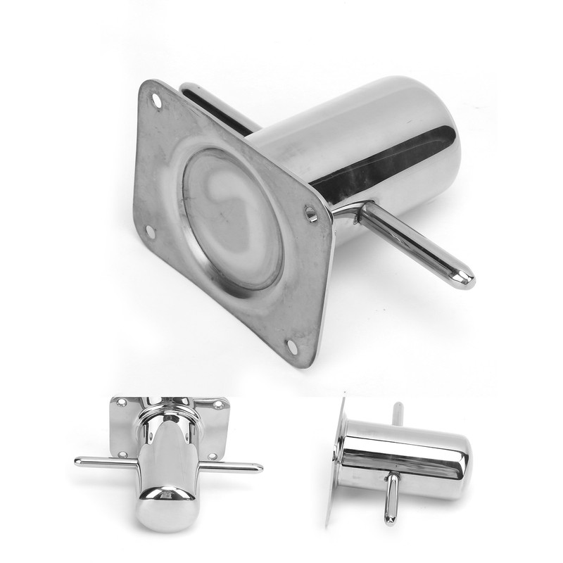 316 Stainless Steel Single Mooring Bitt Heavy Duty Cross Bollard