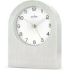Acctim Sutherland 37077 Brushed Aluminium Table Clock