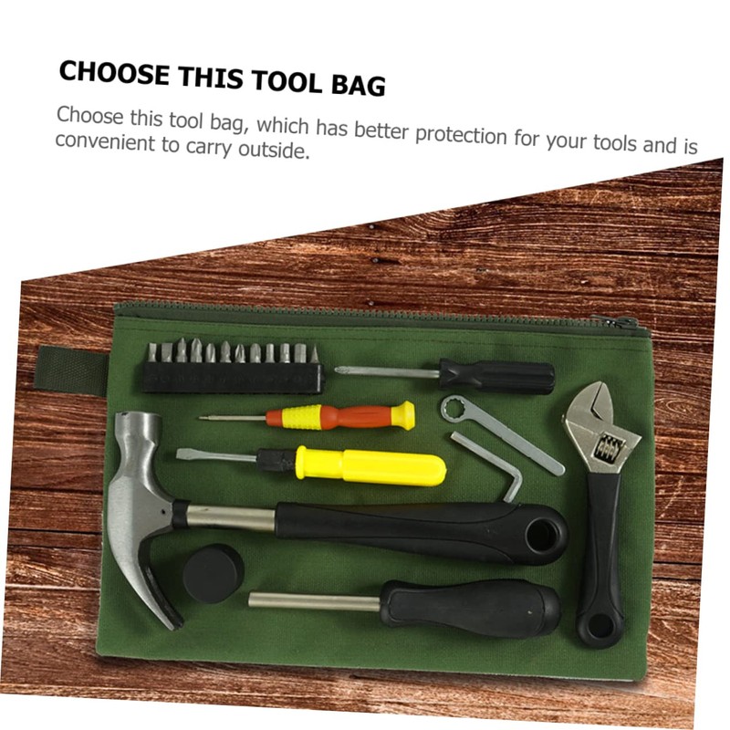 Outanaya 6pcs Tool Pouch Canvas Storage Bag for Tools Multi-Purpose