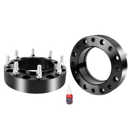 YIZBAP 2PCS 8x210 Hubcentric Wheel Spacers, 2 inch 8x210mm Wheel Spacers 154.2mm Hub Bore with M14x1.5 Thread Pitch for Front Wheels 2011-2023 Silverado 3500 HD Sierra 3500 HD Dually Front Only
