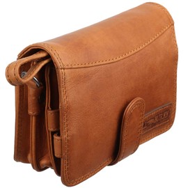 Hill Burry Genuine Leather Bag, High-Quality Vintage Buffalo Leather Travel Purse, Practical Organiser with Many Compartments, Wallet, Purse, brown, Vintage