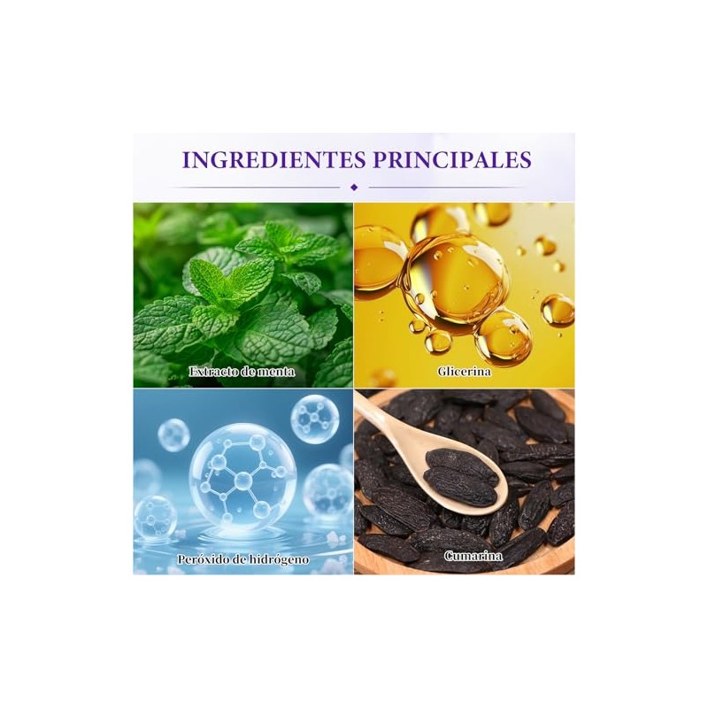 7 Pares 14 Unidades,Purple Teeth Whitening Strips, Tiras Blanqueadoras De