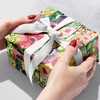 Jillson Roberts Bulk Gift Wrapping Paper, Floral Collage, 1/2 Ream