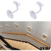 TERF® Set of 4 Heavy Duty White Stair Handrail Brackets