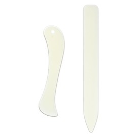Bone Folder Scoring, 2PCS Sewing Seam Bone Folder Plastic Bones folders Quilting Supplies Paper Sewing Tools for Paper Crafting Marking Creases Marks on Fabric