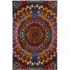 Sunshine Joy 3D Rainbow Cat Tapestry Tie Dye Kitty Mandala