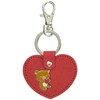 Ushikubo Kogeisha Rilakkuma Leather Key Chain Heart Shape Rilakkuma RD