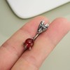 Oufer 14G Dragon and Claw Belly Button Ring - Color: