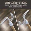 DMI Dressing Stick Wood with Metal and Vinyl Hooks, Lightweight
