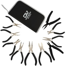 Giwaelro Jewelry Pliers Set, 10 PCS Professional Pliers for Jewelry Making, Repair and Wire Wrapping