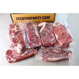 10 (8 oz.) New York Strip Steaks