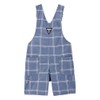Oshkosh Boy World's Best Overalls, Blue Plaid, 5T
