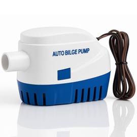 Buchan Marine Bilge Blaster, 12V 750 GPH, 3/4" Discharge, Salty-Tough Anti-Corrosion, Float Switch, Easy Fit for Ships, Yachts, Skiffs
